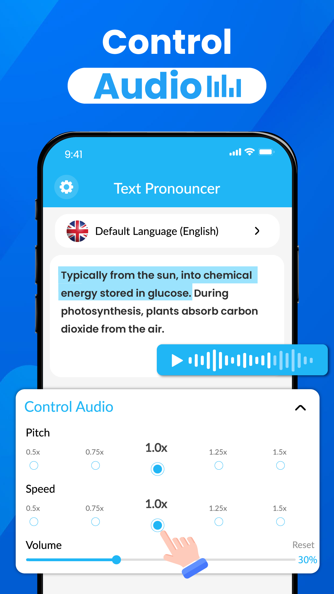 اسکرین شات 3 برنامه Text to Speech - Text Reader