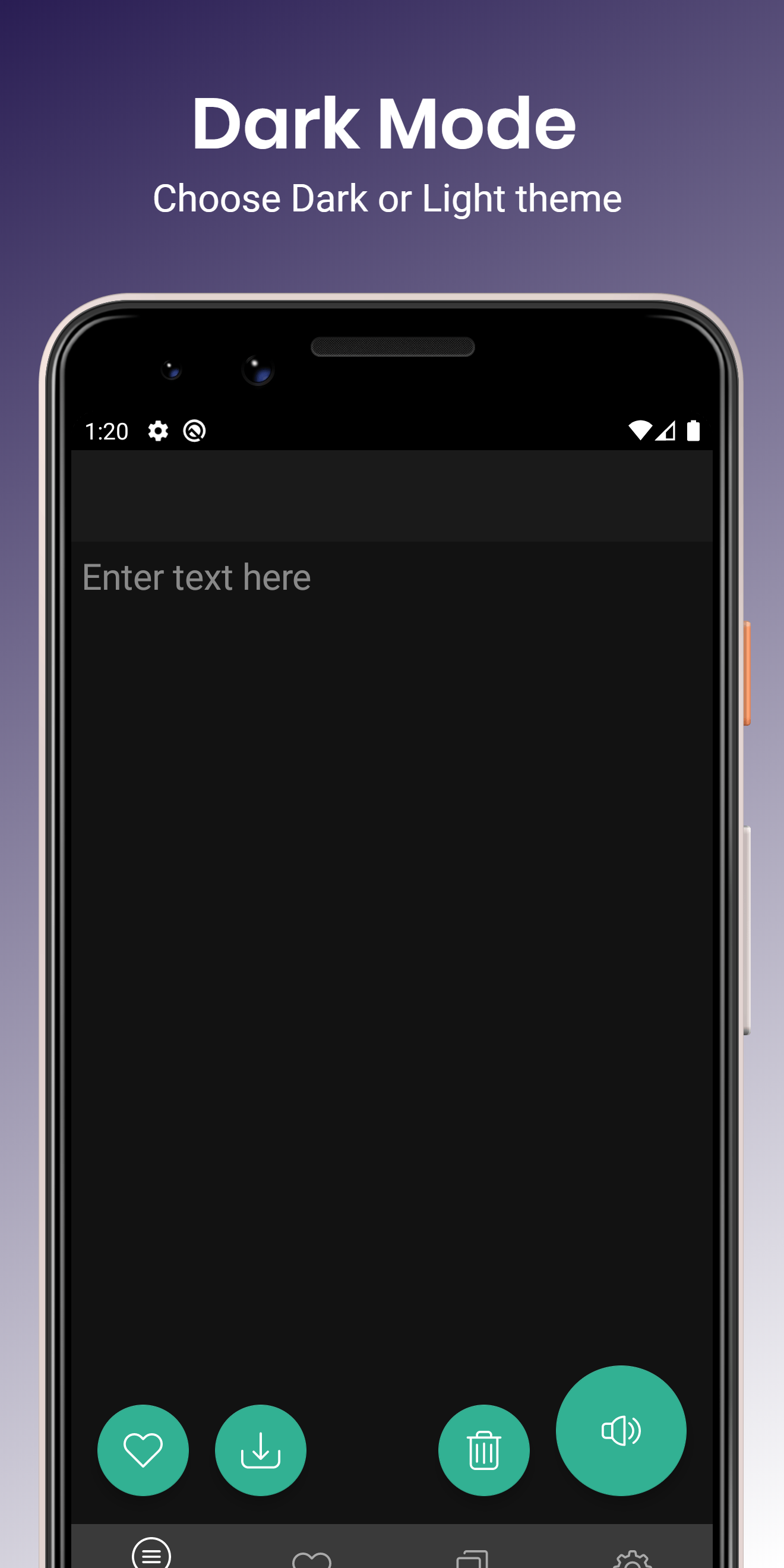 اسکرین شات 2 برنامه My Voice Text To Speech (TTS)