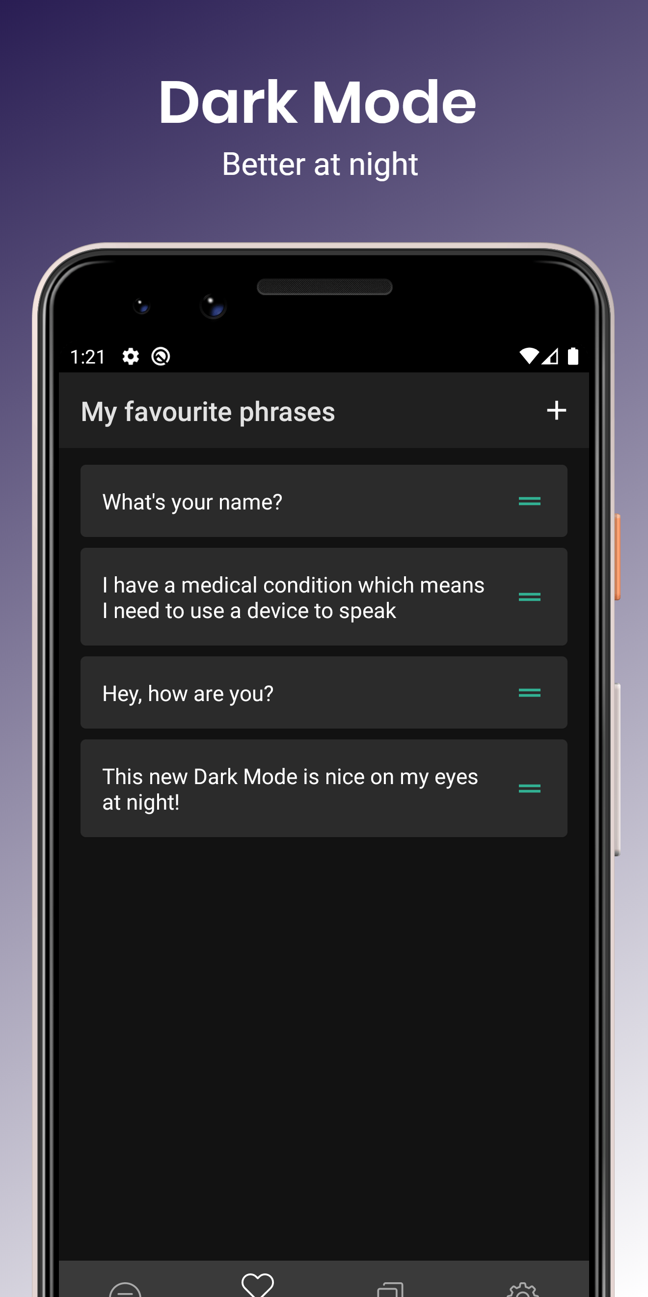 اسکرین شات 4 برنامه My Voice Text To Speech (TTS)