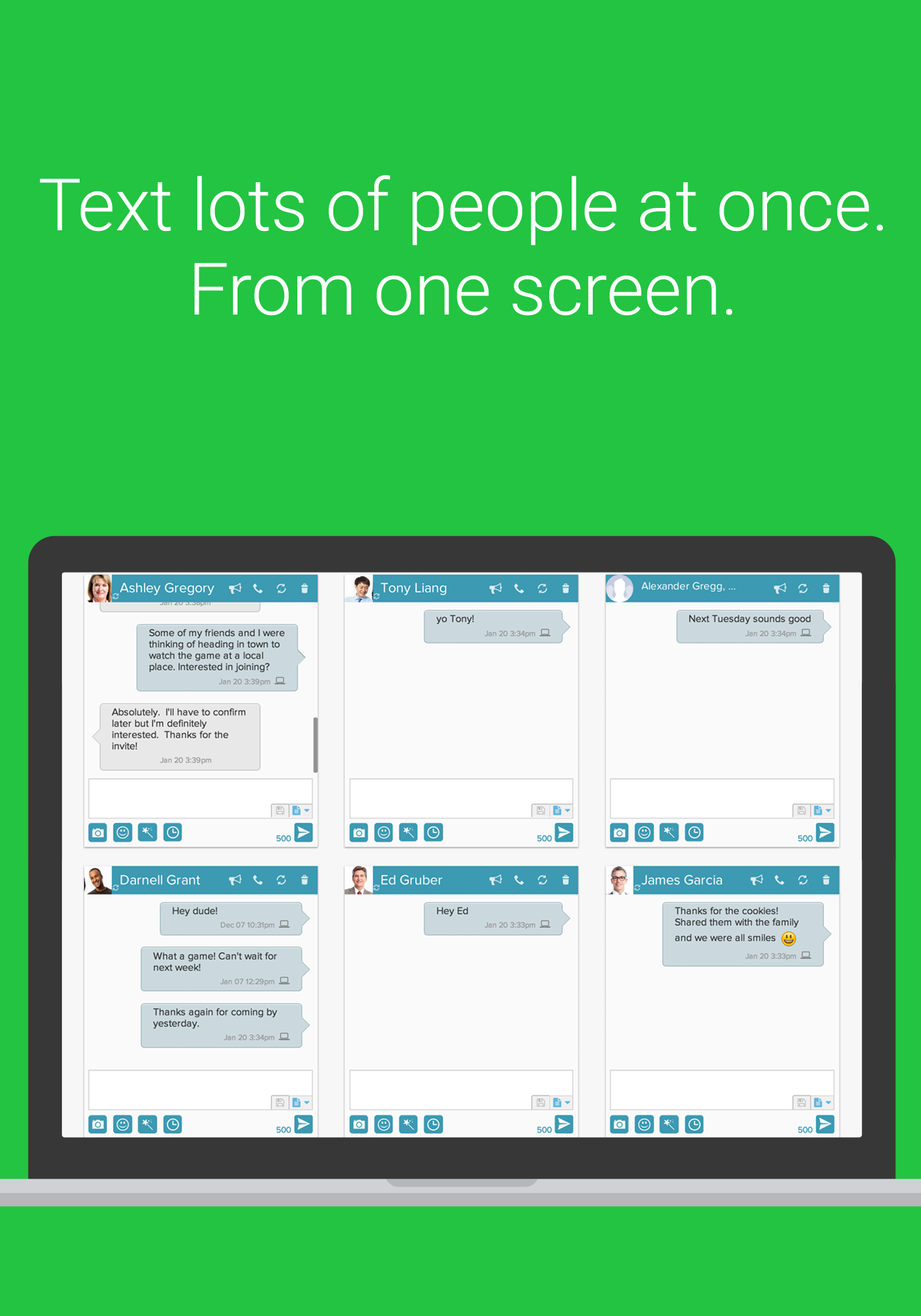 اسکرین شات 6 برنامه Send SMS/MMS Messages from PC