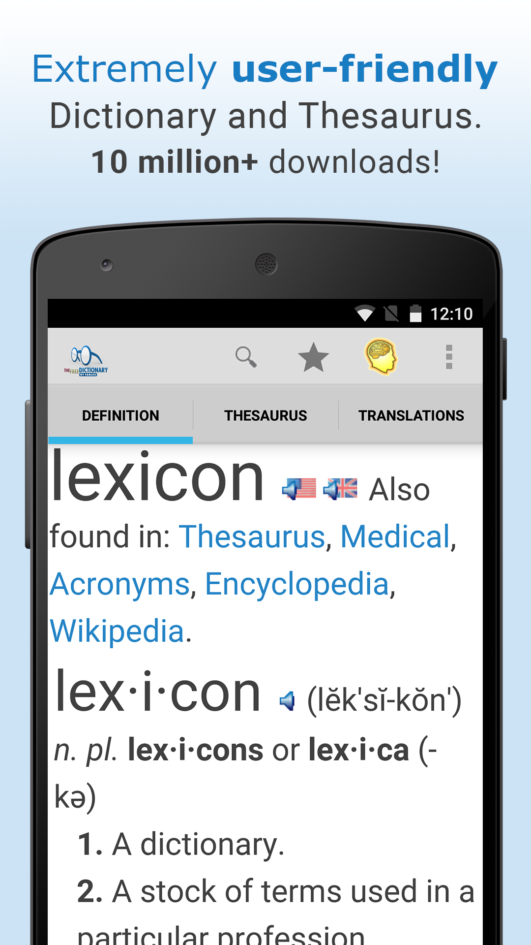 اسکرین شات 6 برنامه Dictionary