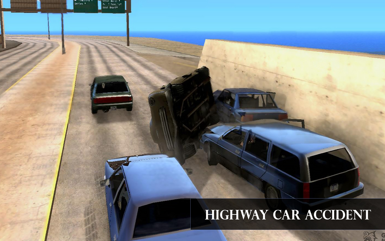 اسکرین شات 4 بازی Real Car Crash Accidents Sim