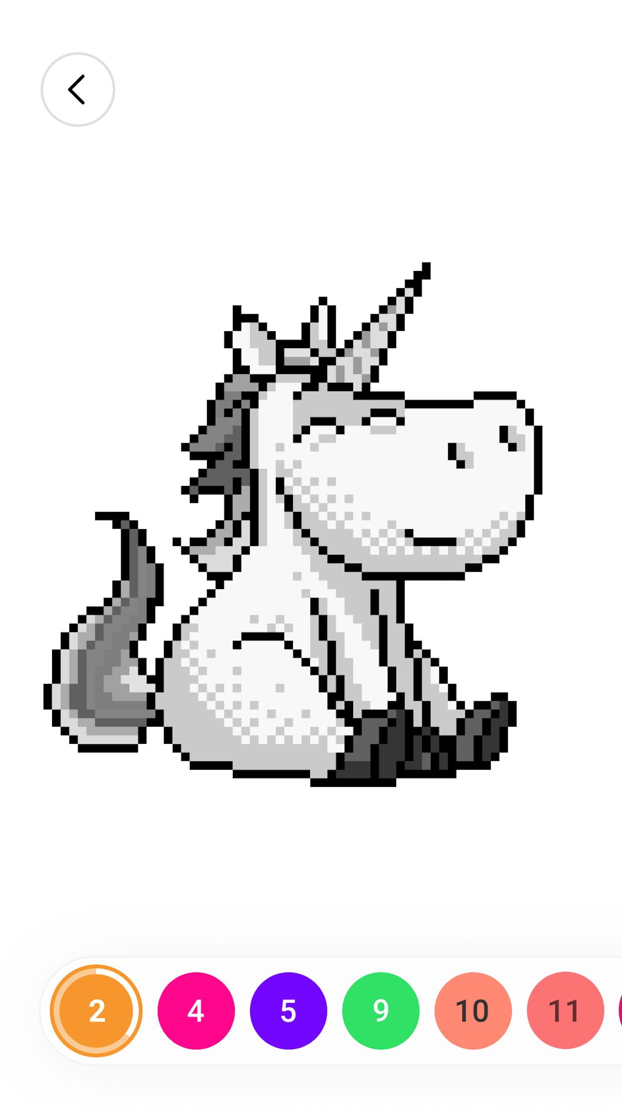 اسکرین شات 1 برنامه Color by Number：Coloring Games