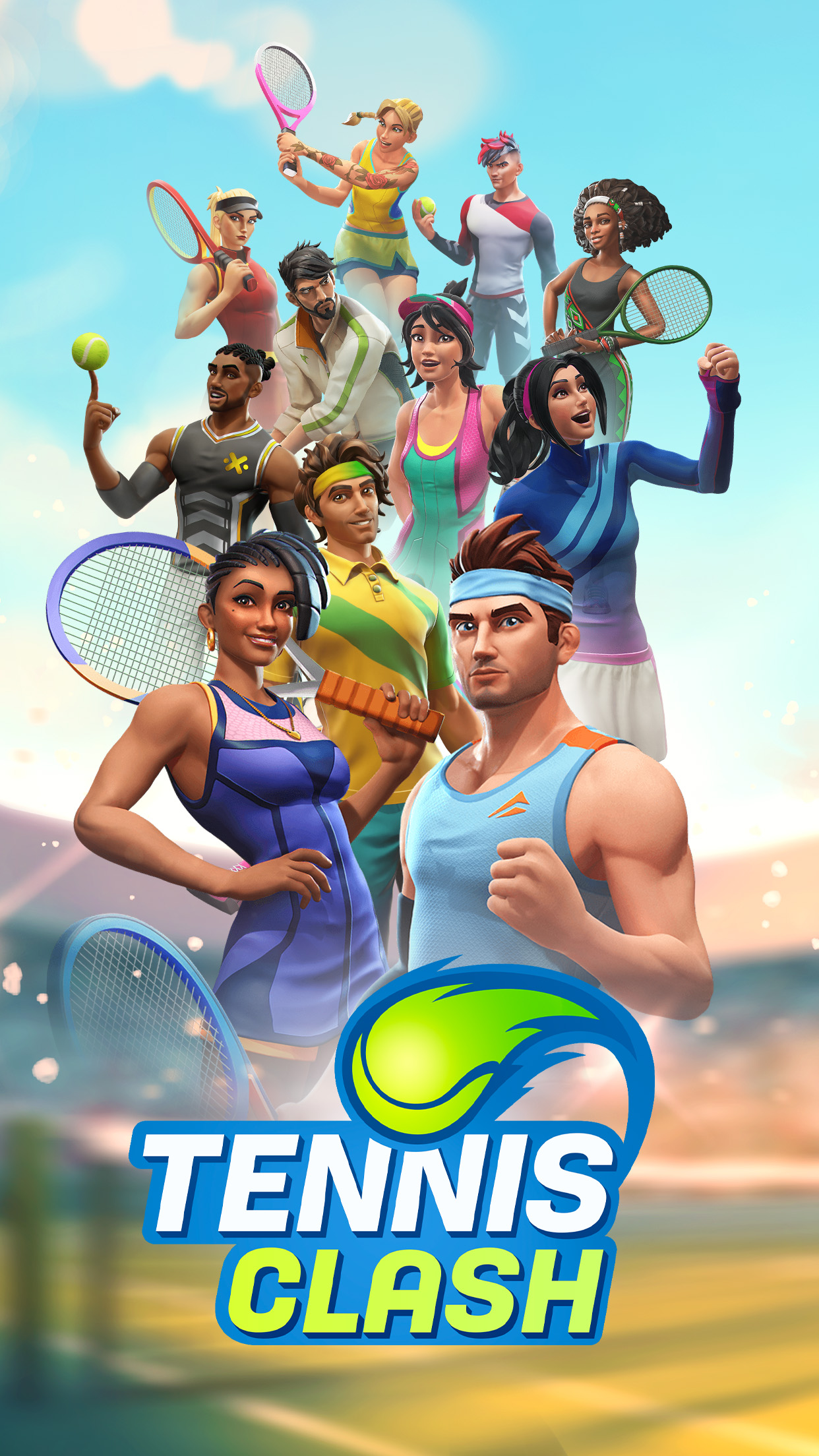 اسکرین شات 5 بازی Tennis Clash: Multiplayer Game
