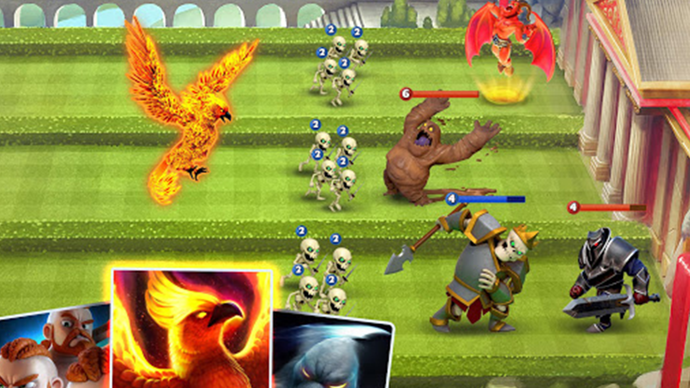 اسکرین شات 3 بازی Castle Crush：Epic Battle
