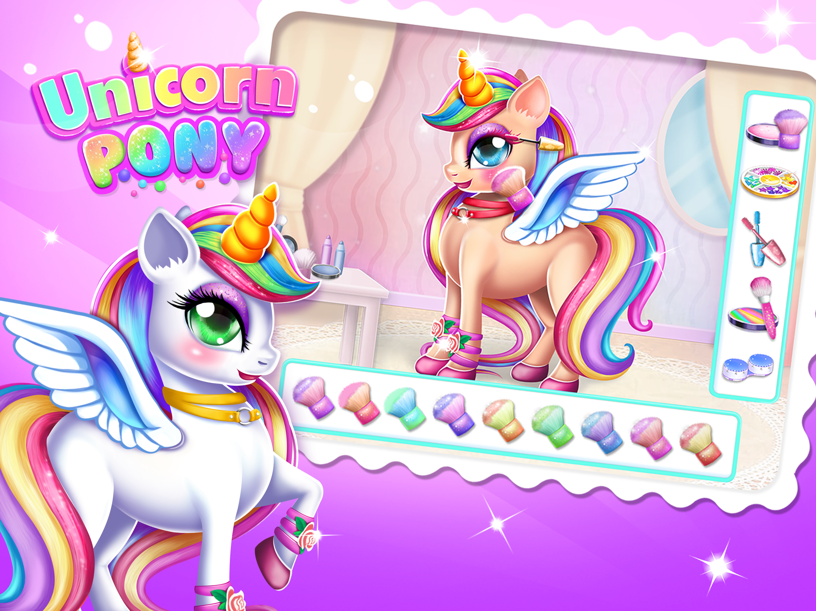 اسکرین شات 1 بازی Unicorn Dress up Girls Game