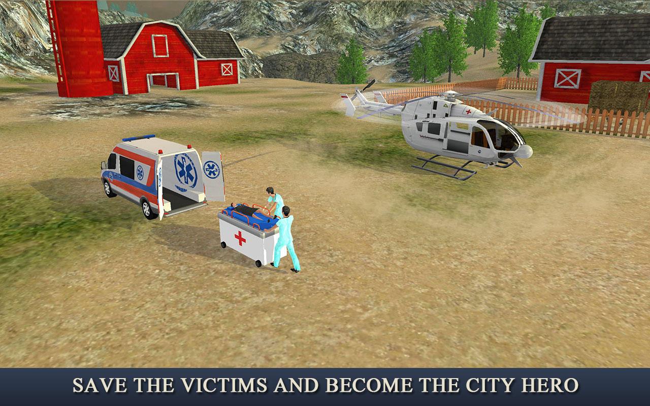 اسکرین شات 1 بازی Ambulance & Helicopter Heroes