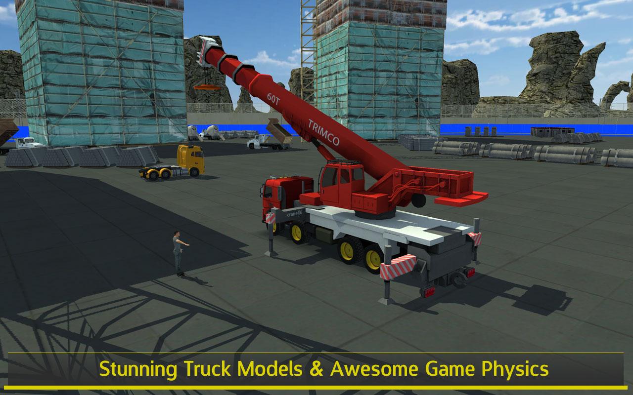 اسکرین شات 4 بازی Construction & Crane SIM 2