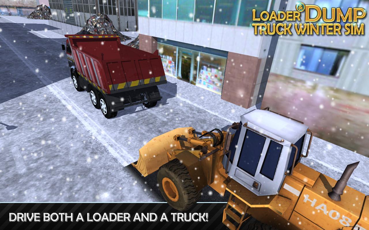 اسکرین شات 4 بازی Loader & Dump Truck Winter SIM