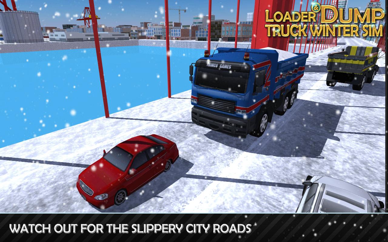 اسکرین شات 6 بازی Loader & Dump Truck Winter SIM
