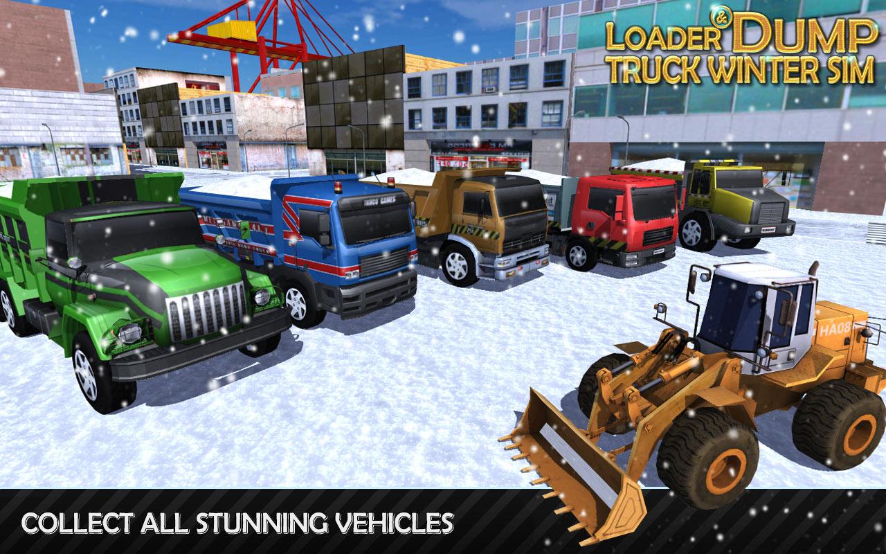 اسکرین شات 8 بازی Loader & Dump Truck Winter SIM