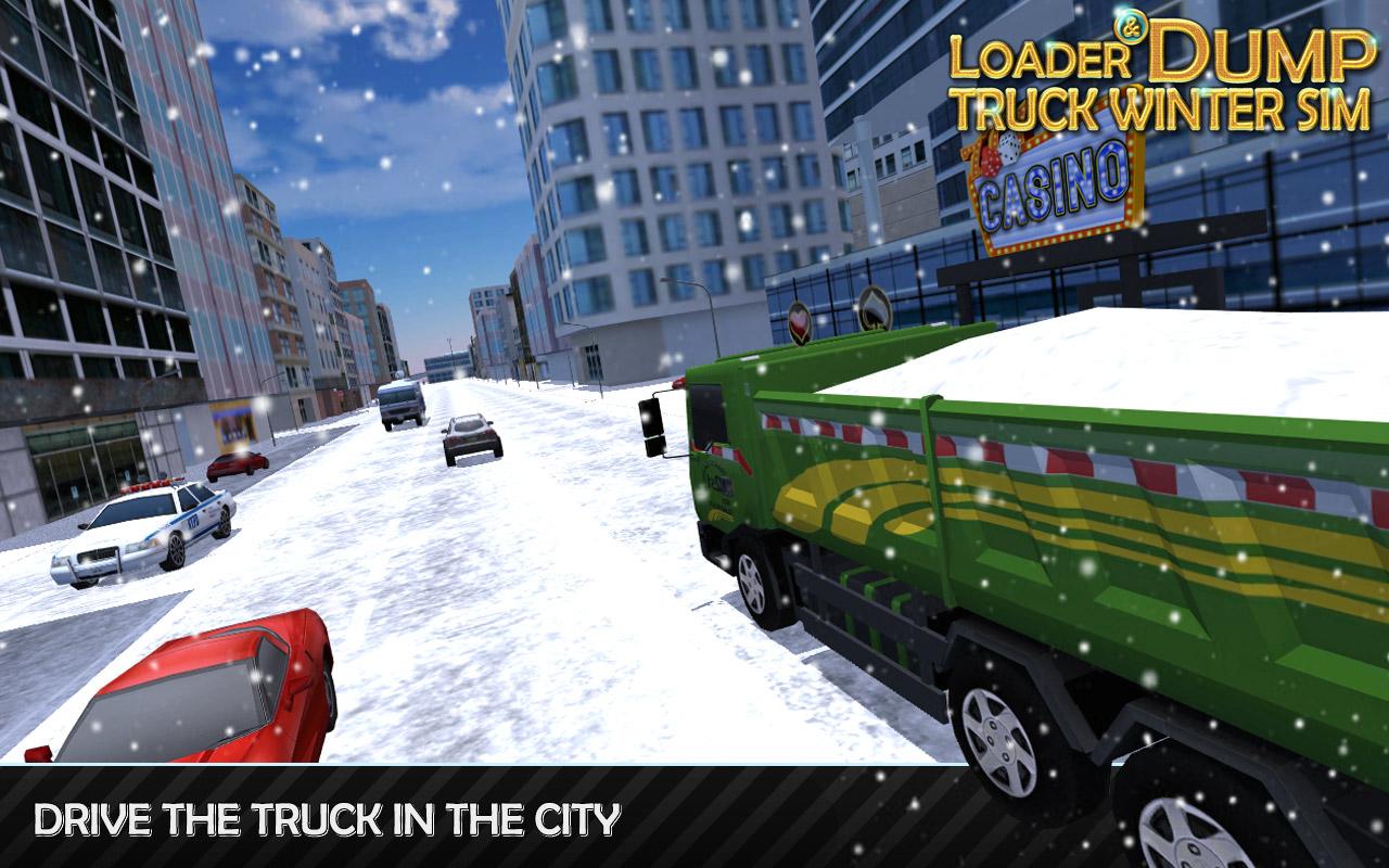 اسکرین شات 5 بازی Loader & Dump Truck Winter SIM