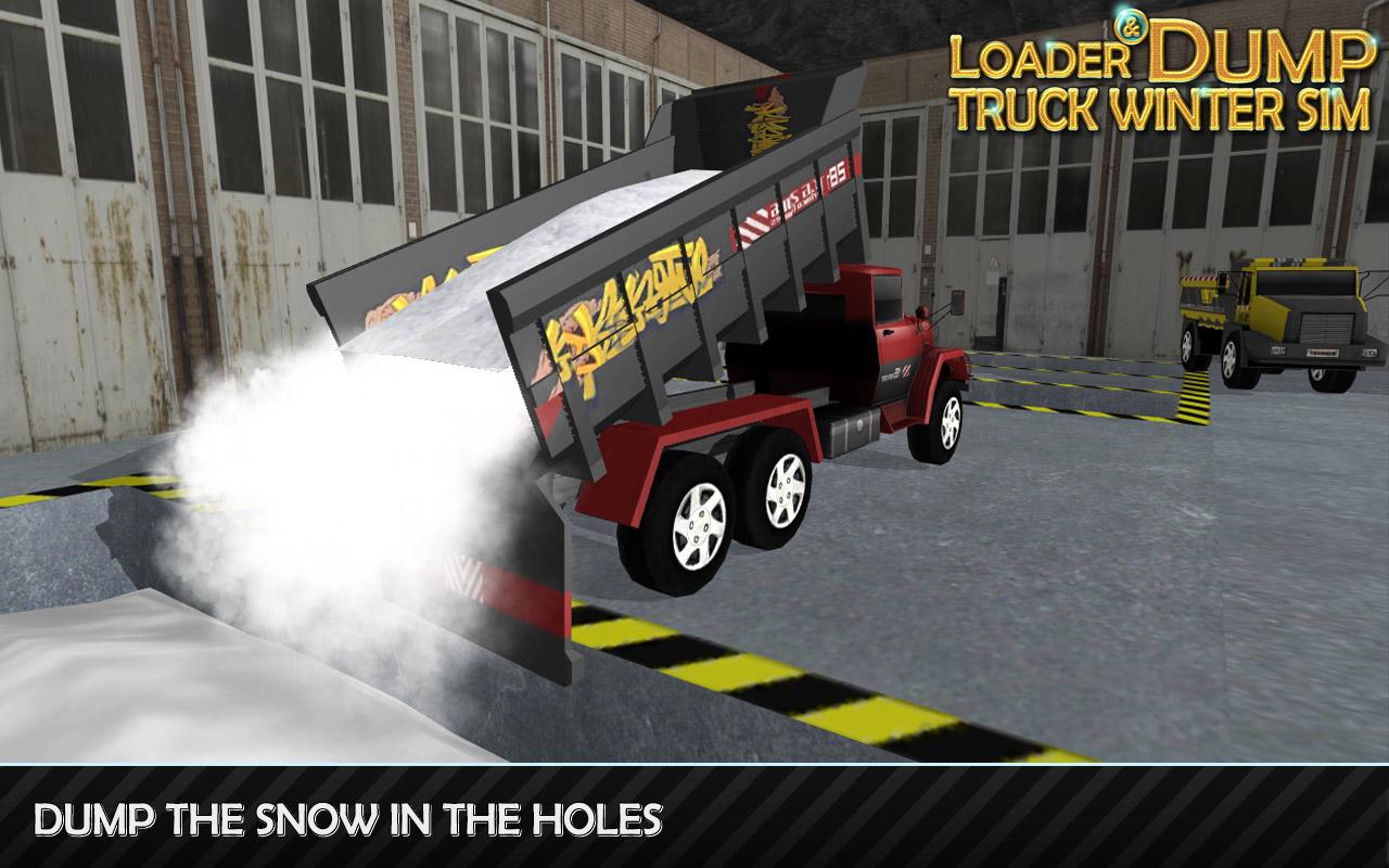 اسکرین شات 2 بازی Loader & Dump Truck Winter SIM