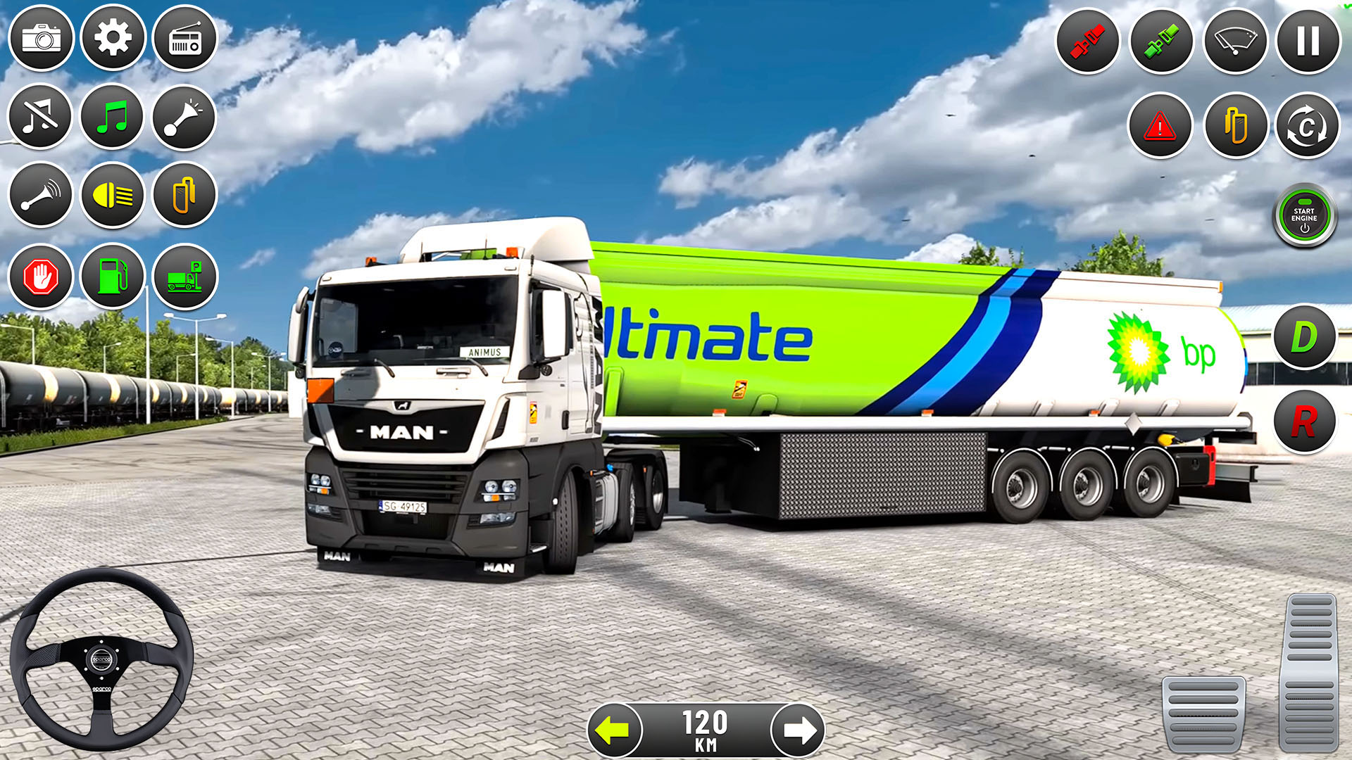 اسکرین شات 3 بازی Truck Driving 3D Offroad Truck