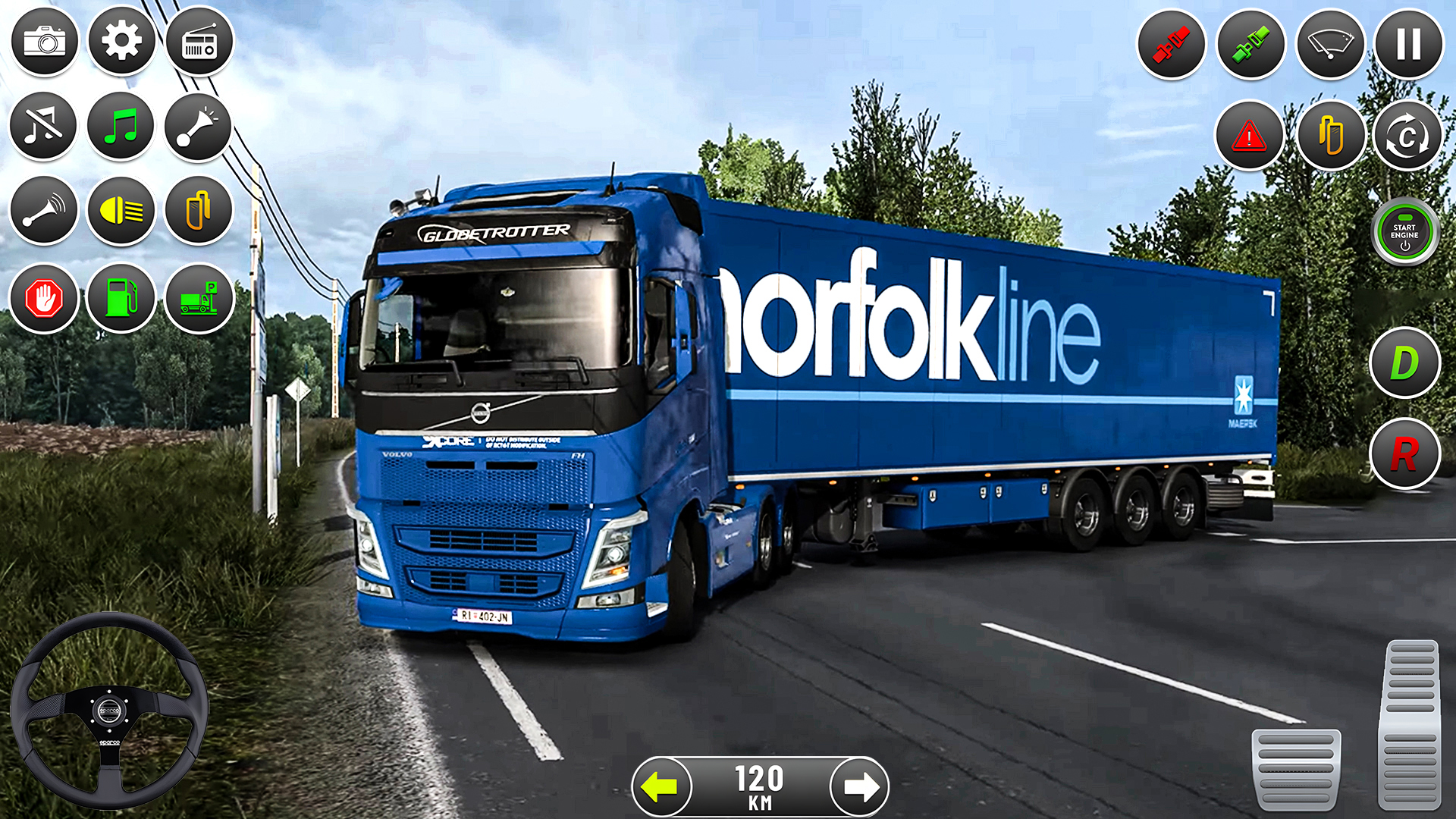 اسکرین شات 3 بازی Truck Driving 3D Offroad Truck