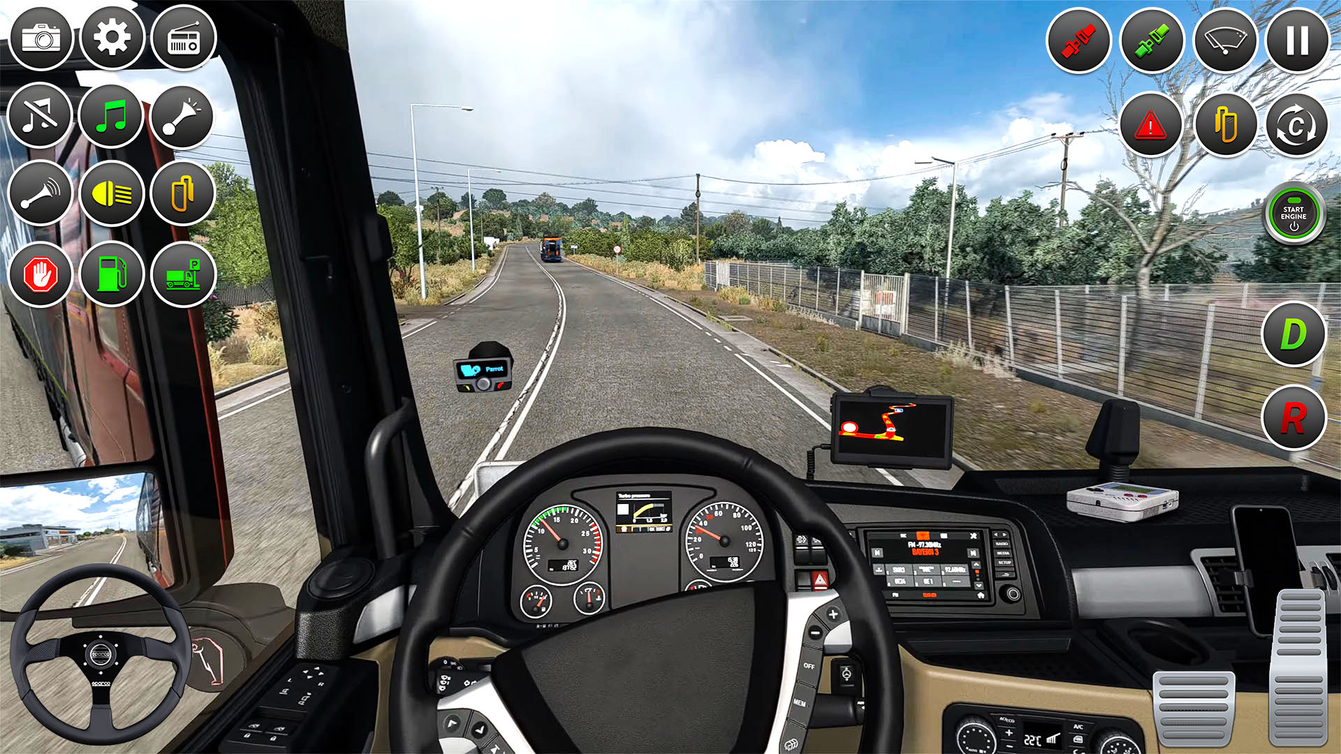 اسکرین شات 5 بازی Truck Driving 3D Offroad Truck