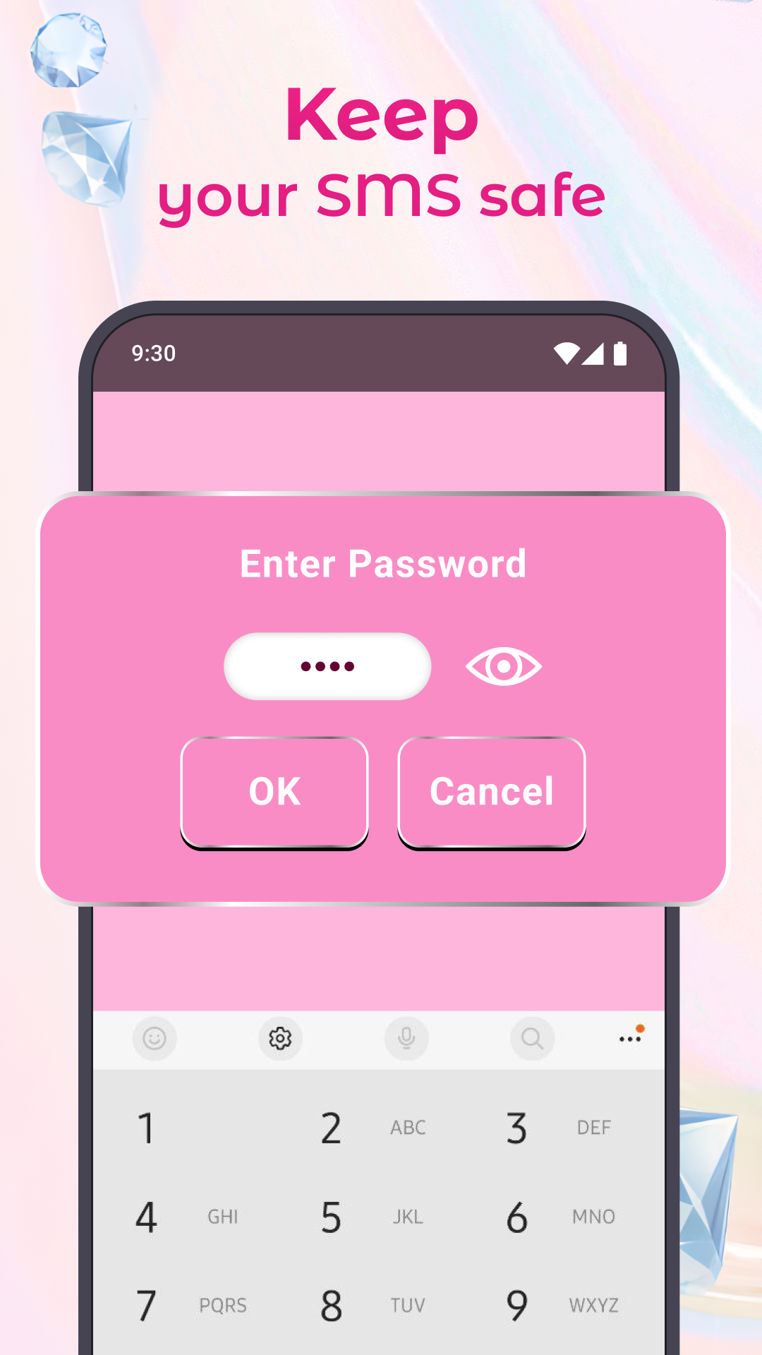 اسکرین شات 4 برنامه Diamond SMS Texting App