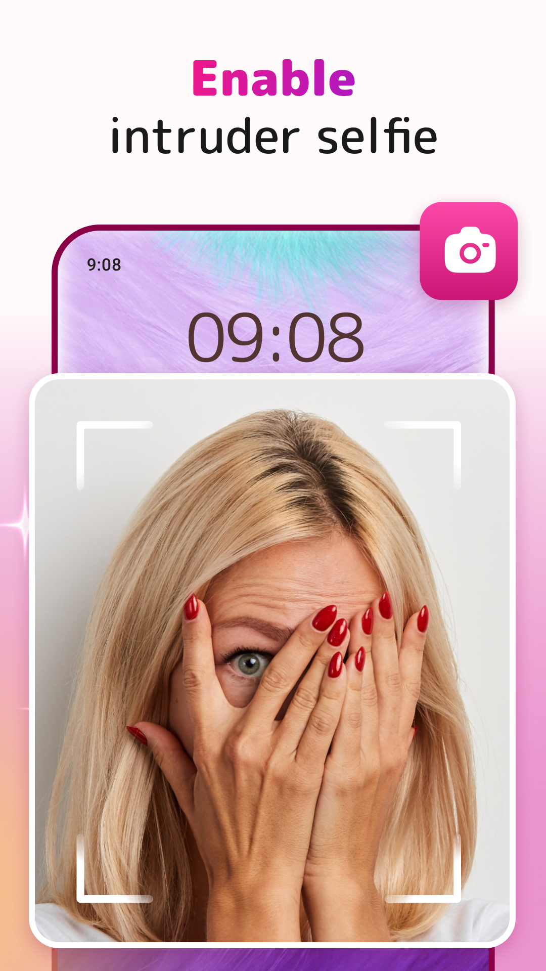اسکرین شات 6 برنامه Cute Lock Screen & Wallpapers