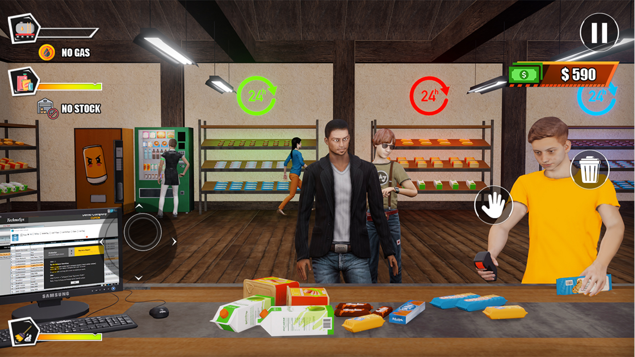 اسکرین شات 4 بازی Gas Station Junkyard Simulator