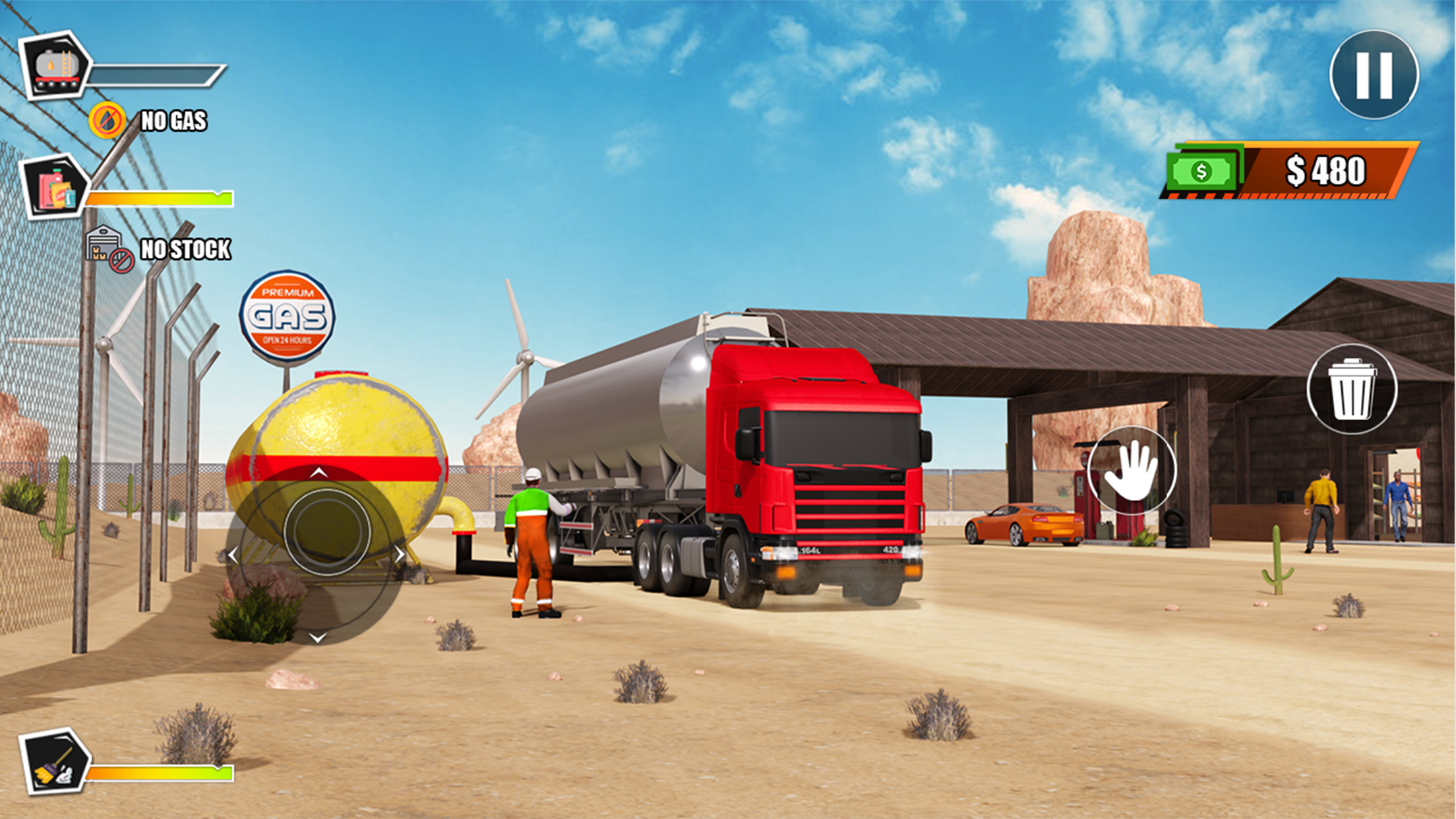 اسکرین شات 3 بازی Gas Station Junkyard Simulator
