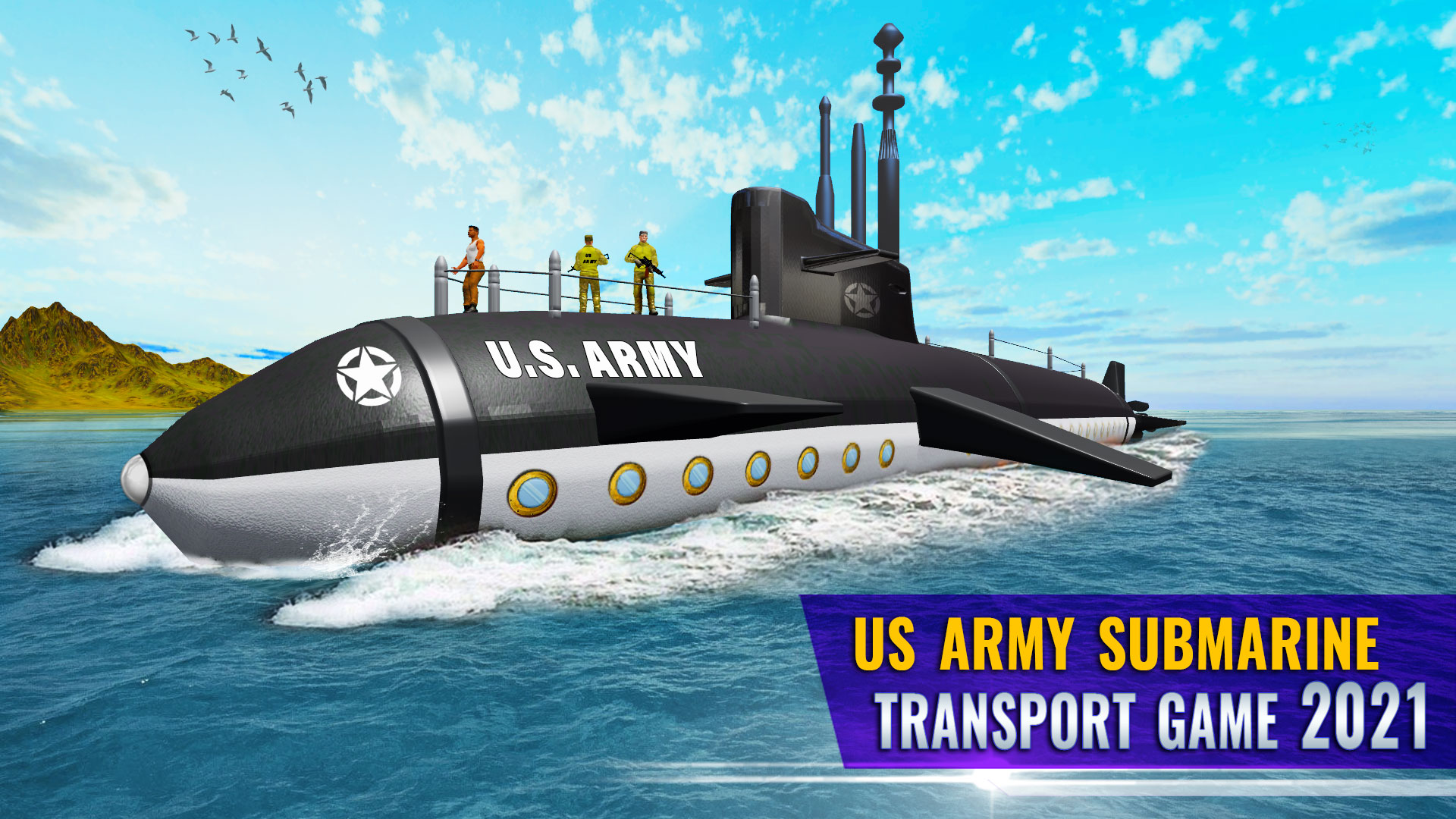 اسکرین شات 1 بازی Army Submarine Transport Game