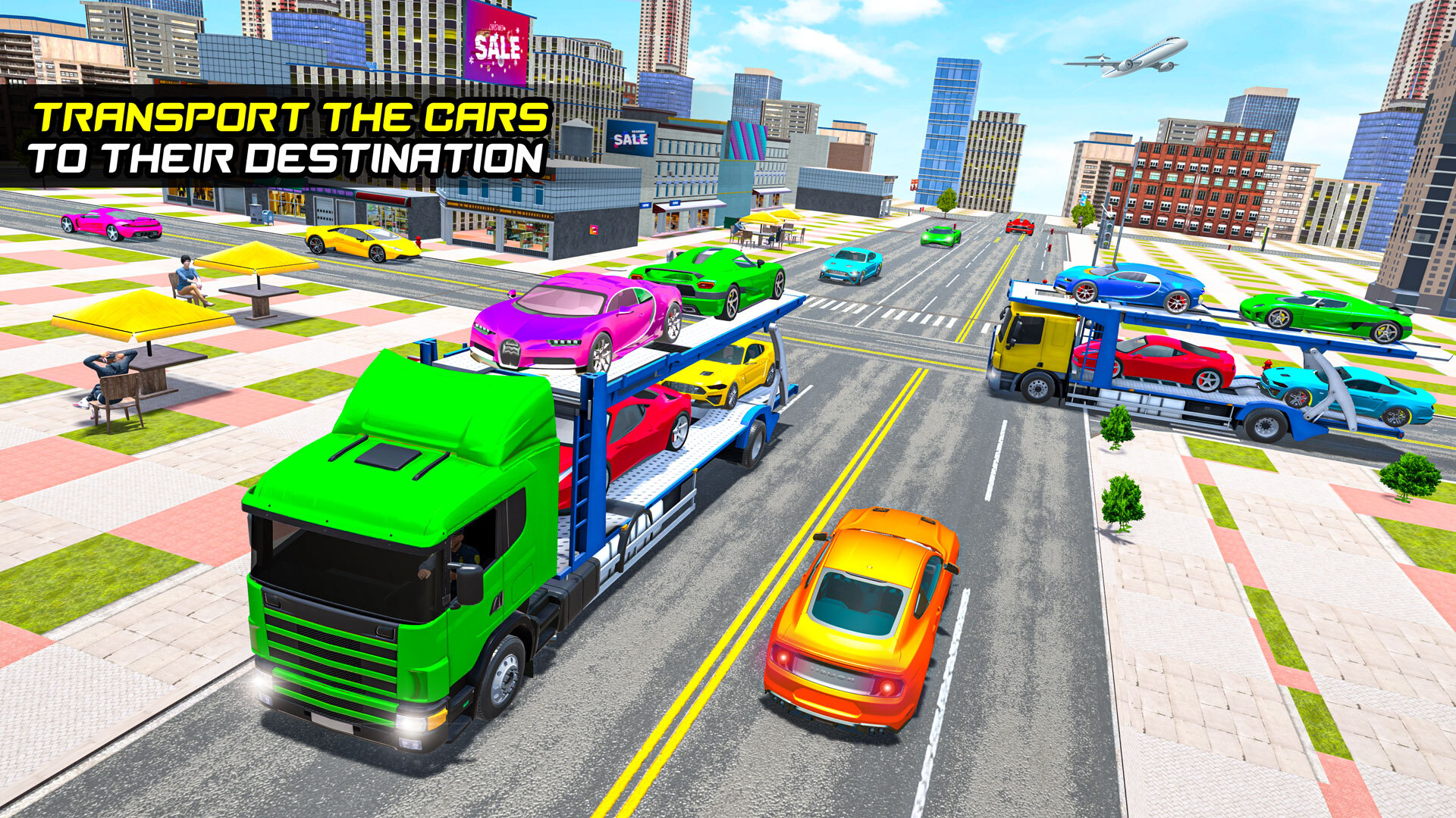 اسکرین شات 3 بازی Crazy Car Transport Car Games