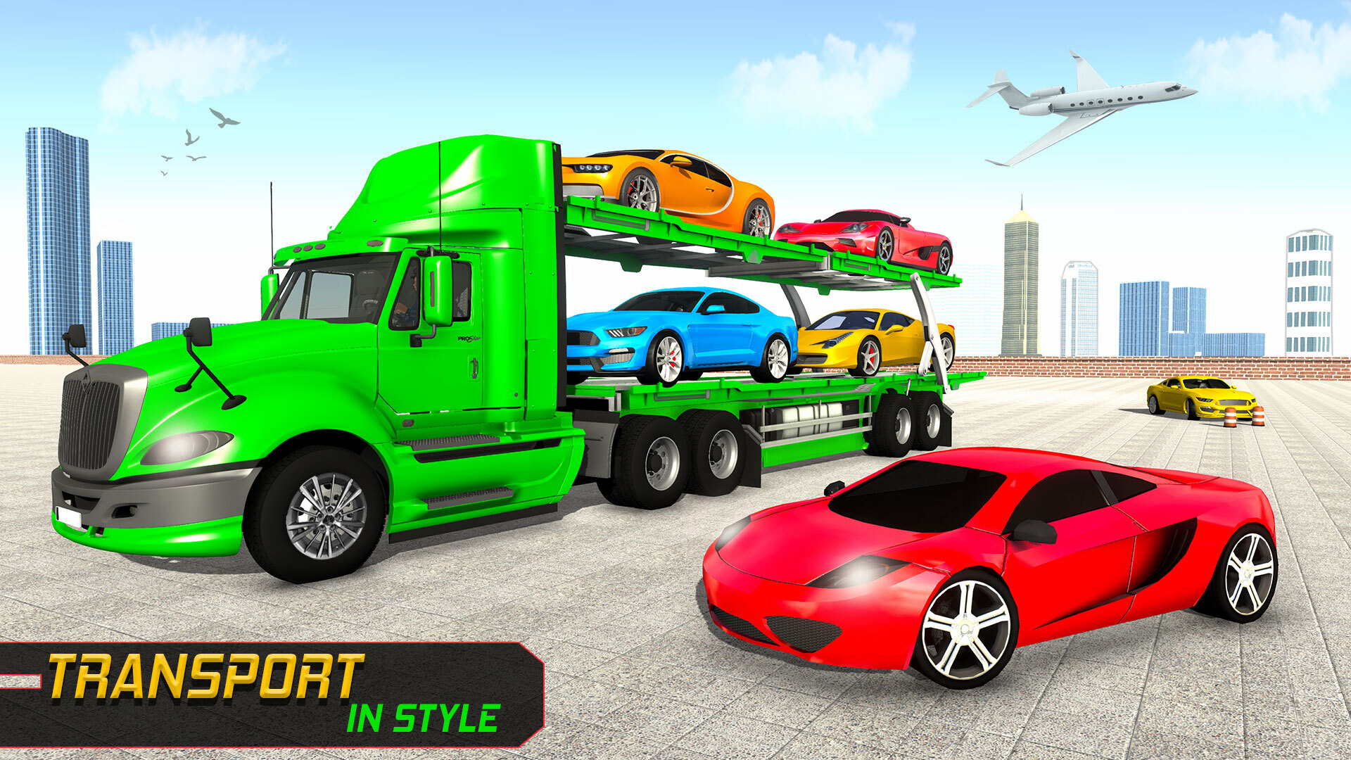 اسکرین شات 4 بازی Crazy Car Transport Car Games
