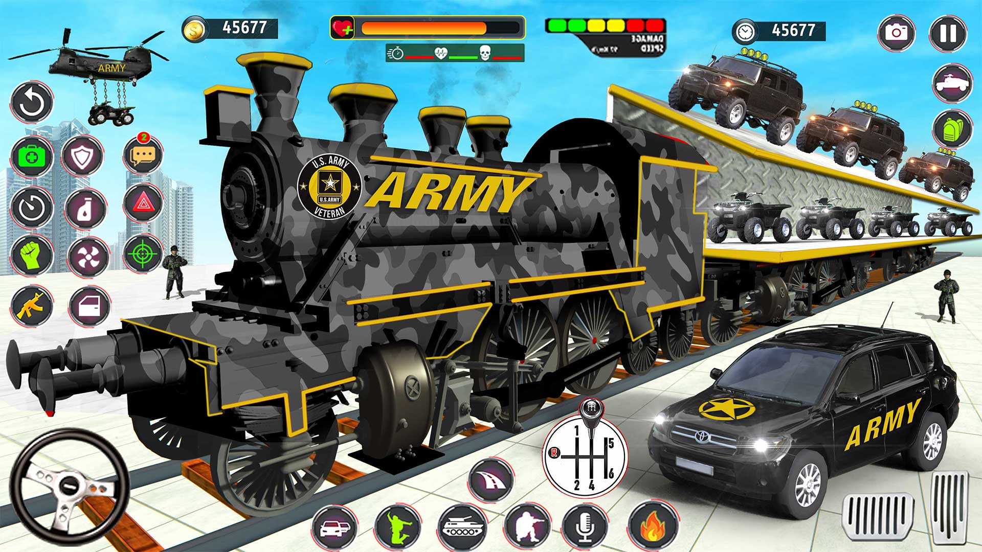 اسکرین شات بازی US Army Vehicle Transport 4