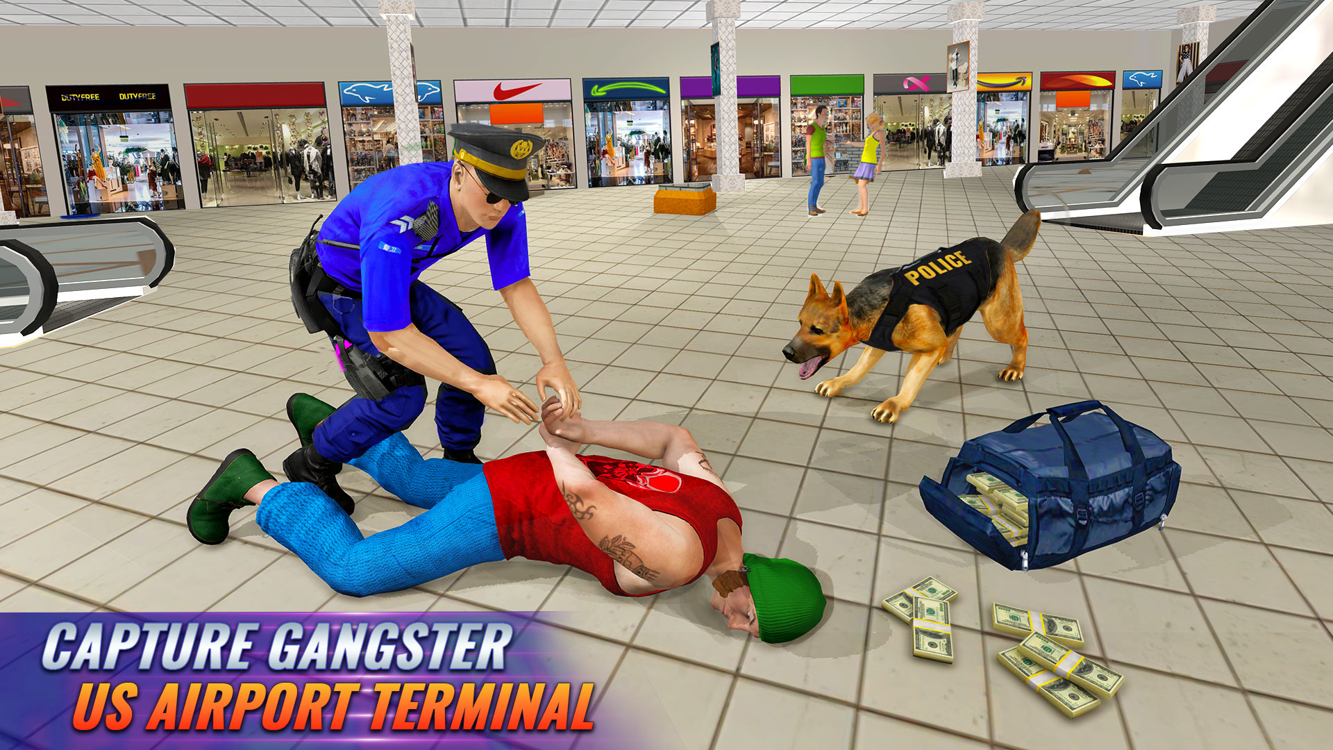 اسکرین شات 3 بازی Police Dog Airport Crime Chase
