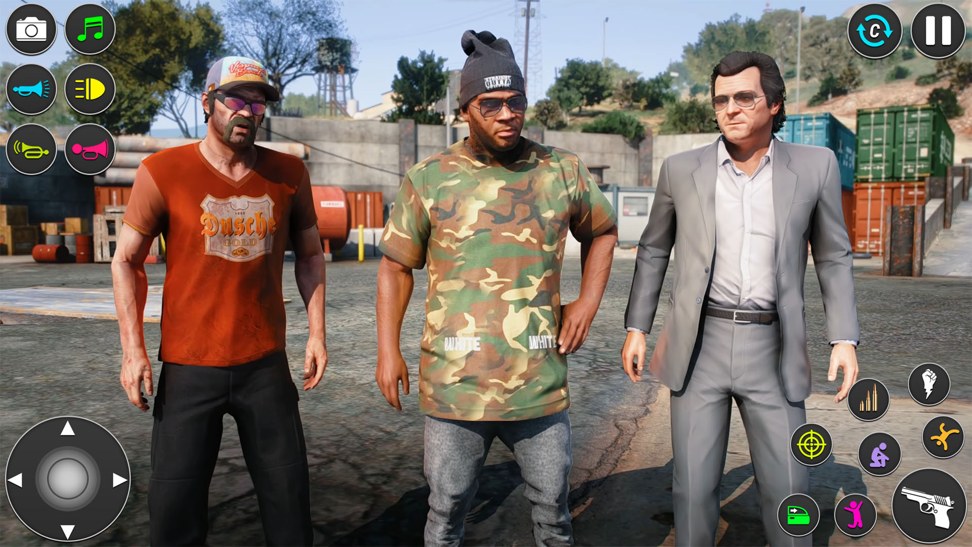 اسکرین شات 6 بازی Open World City Mafia Car Game