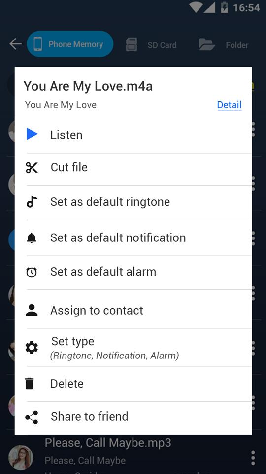 اسکرین شات 8 برنامه MP3 Cutter and Ringtone Maker