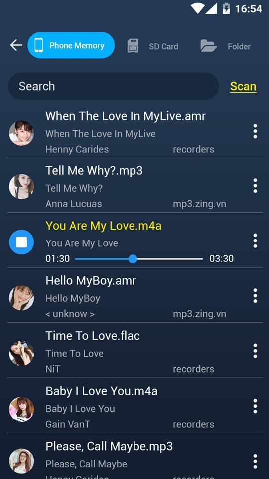 اسکرین شات 2 برنامه MP3 Cutter and Ringtone Maker