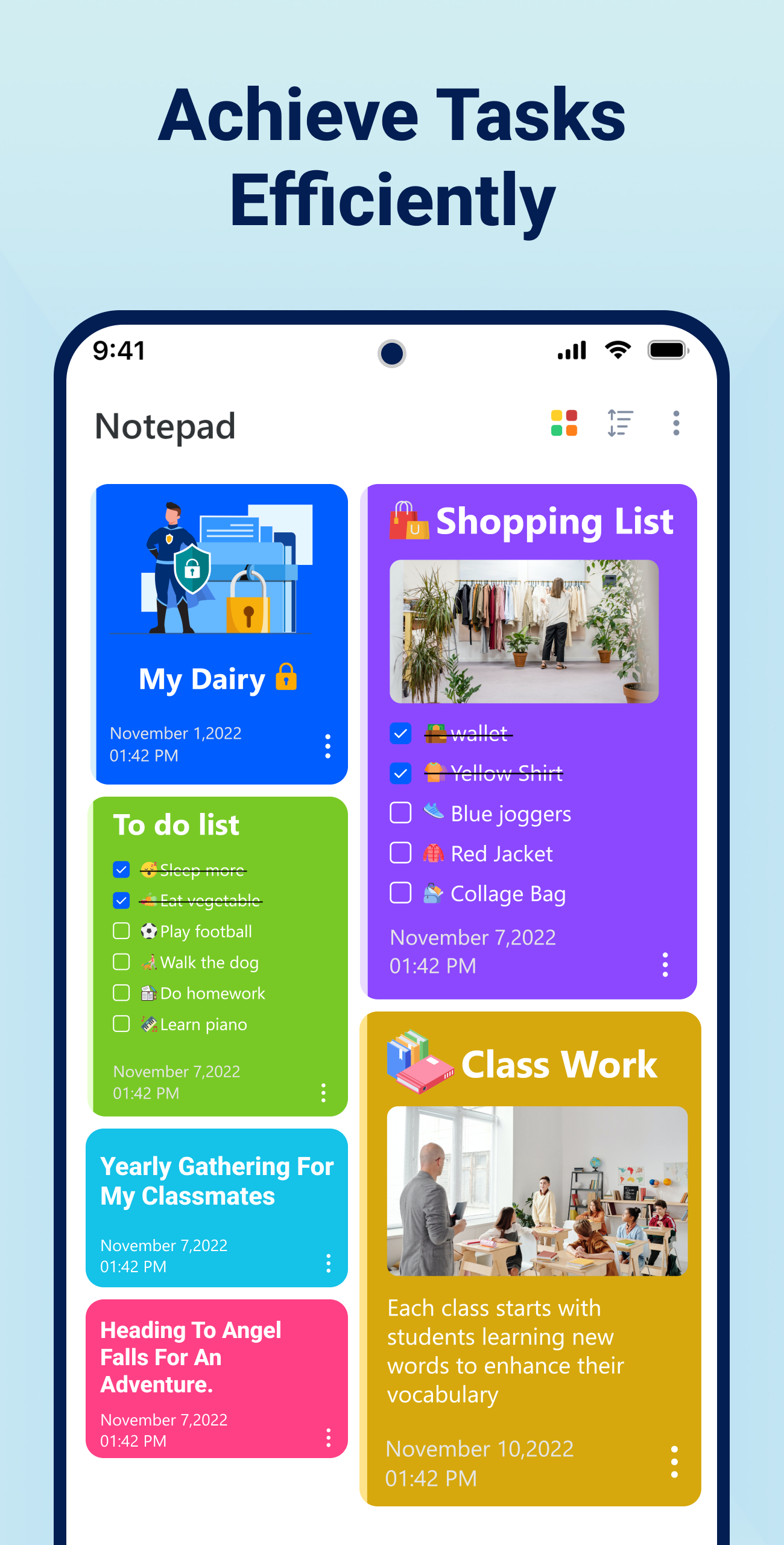 اسکرین شات 8 برنامه B Notes – Notepad Notebook app