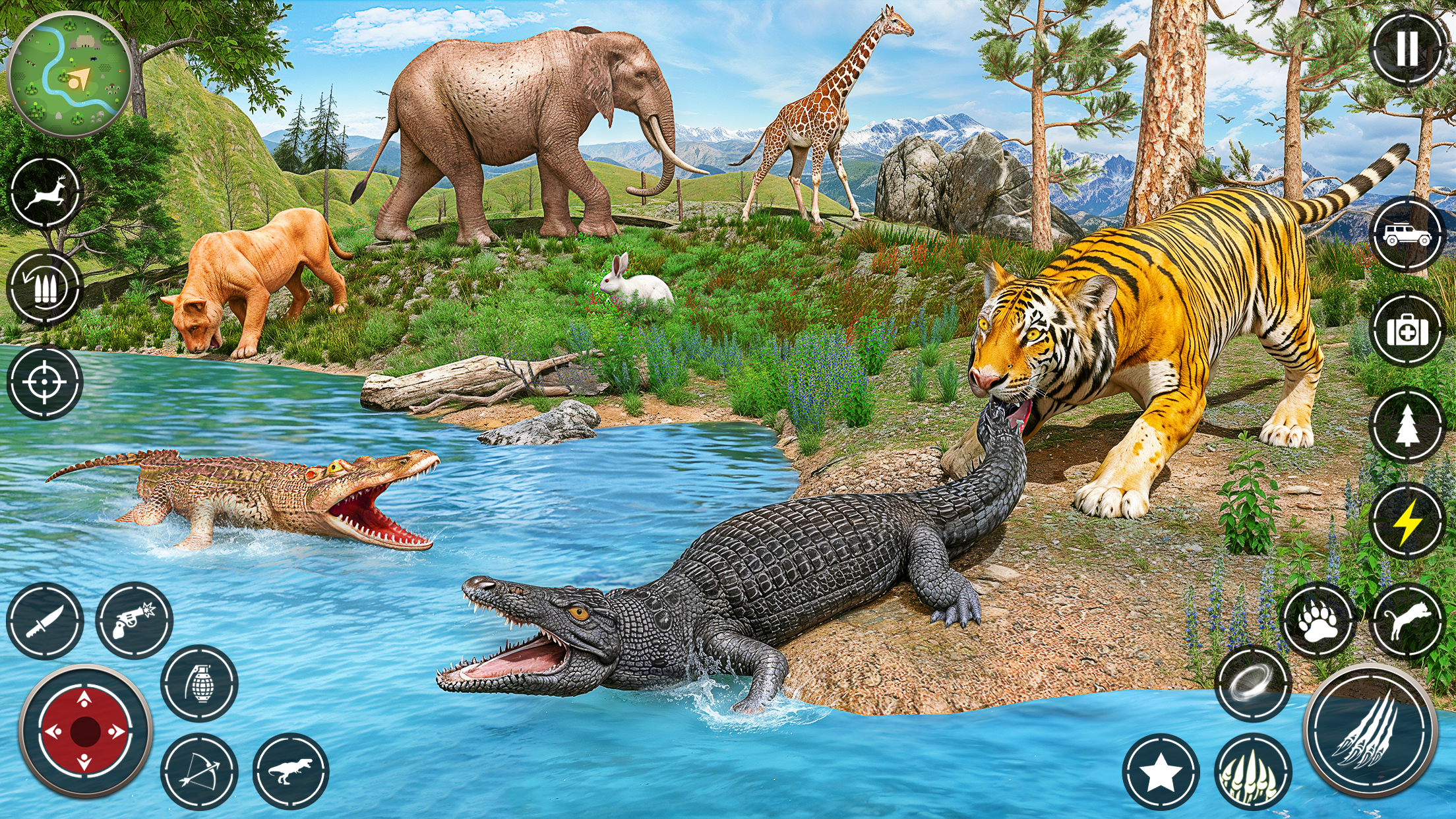 اسکرین شات 8 بازی The Tiger Attack Simulator 3D