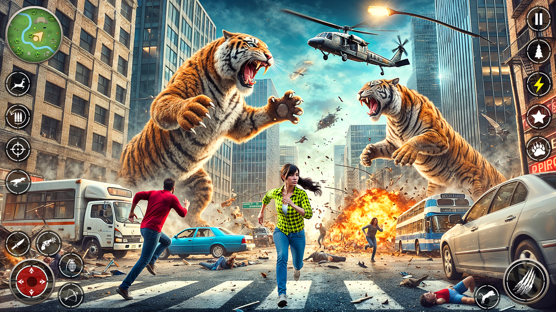 اسکرین شات 7 بازی The Tiger Attack Simulator 3D