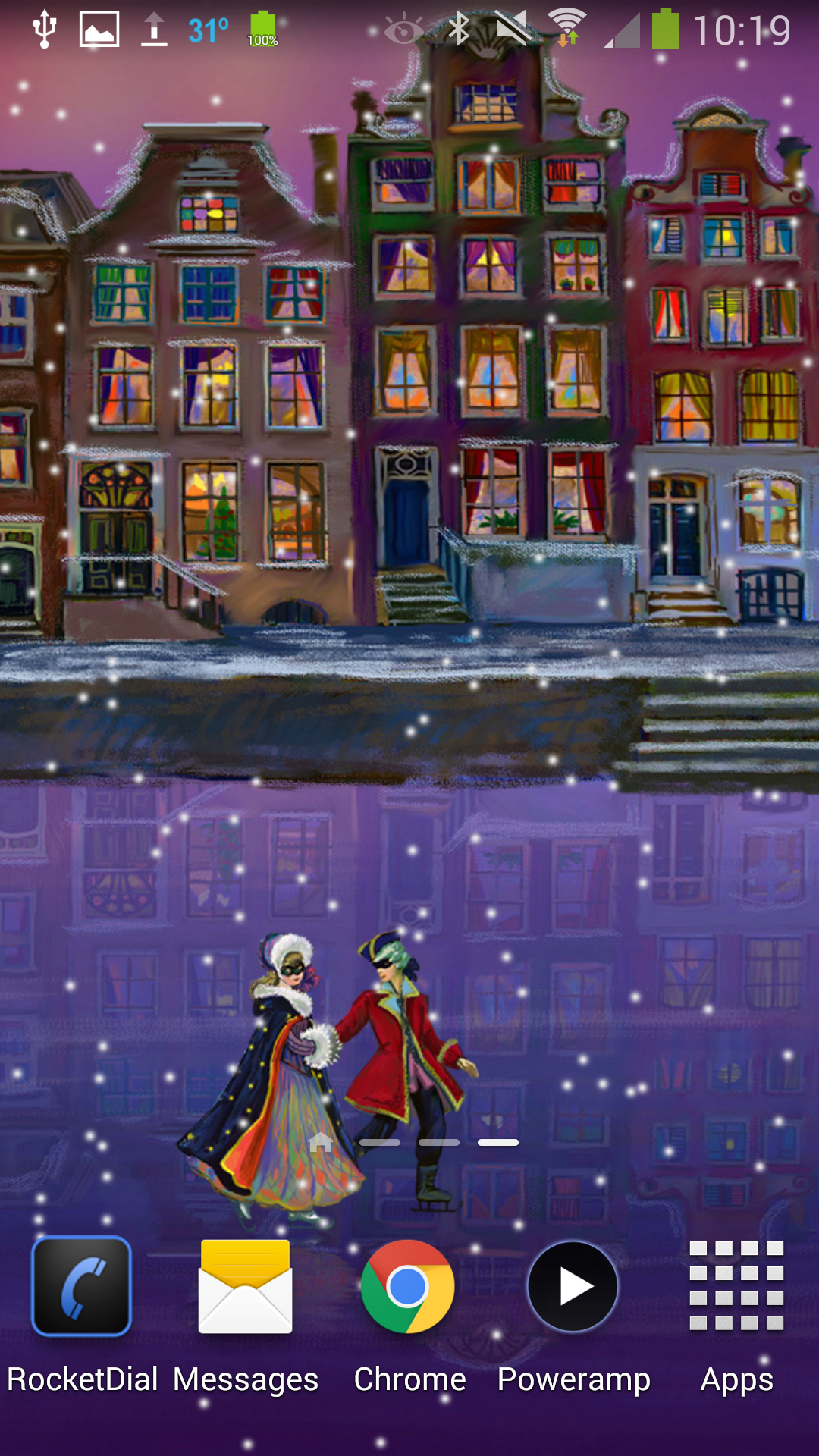 اسکرین شات 5 برنامه Christmas Rink Live Wallpaper
