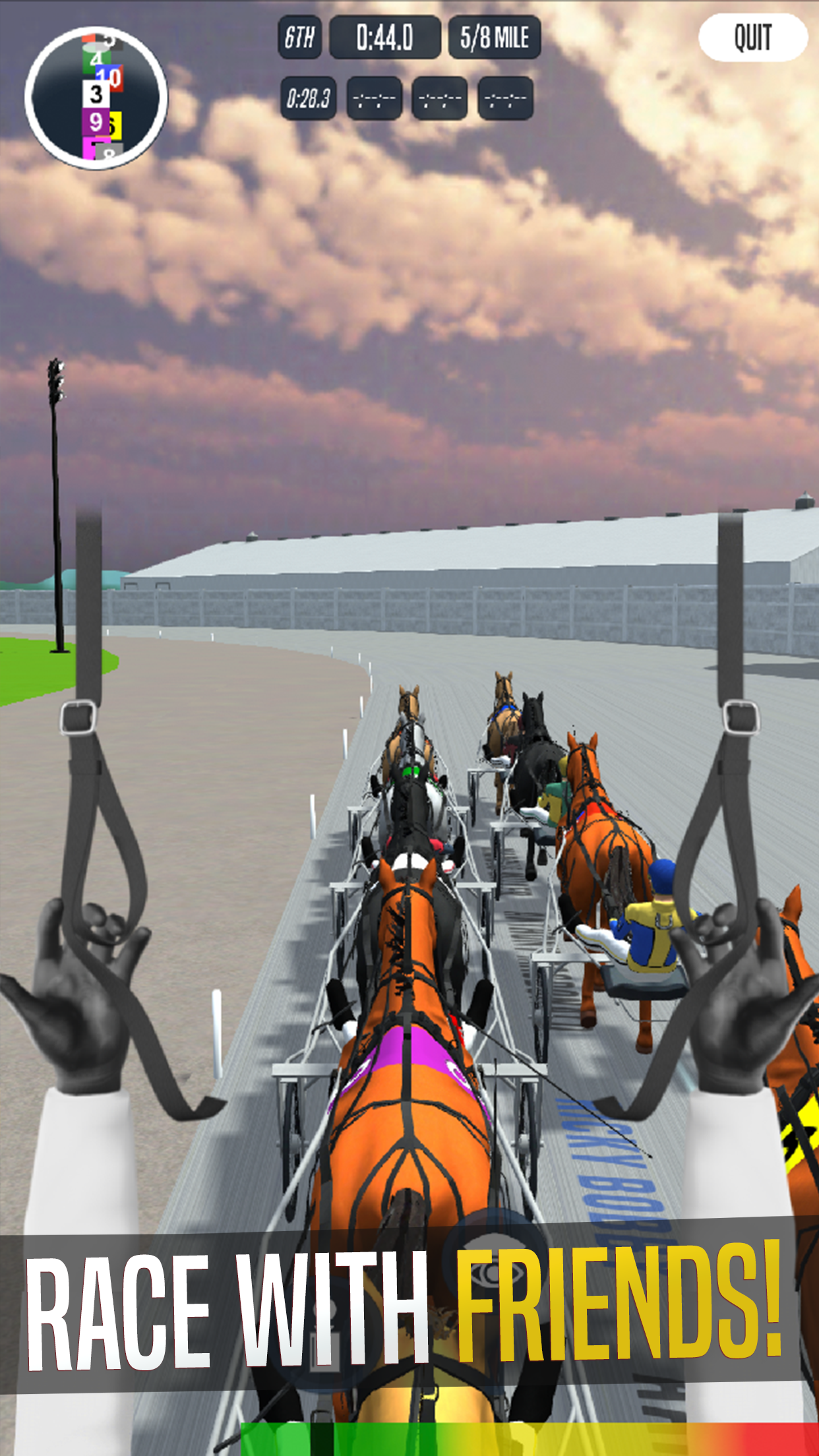 اسکرین شات 2 بازی Catch Driver: Horse Racing