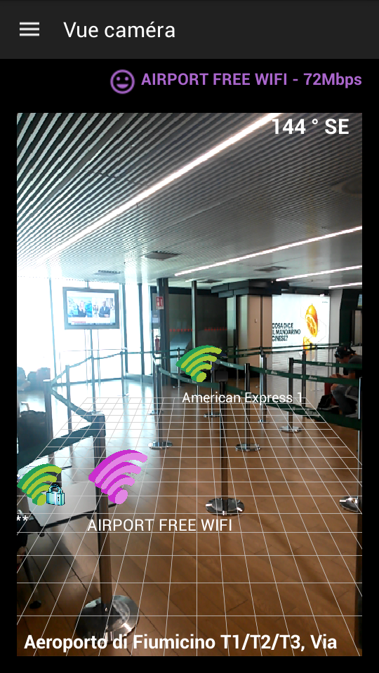 اسکرین شات 1 برنامه WiFi AR - open wifi seeker