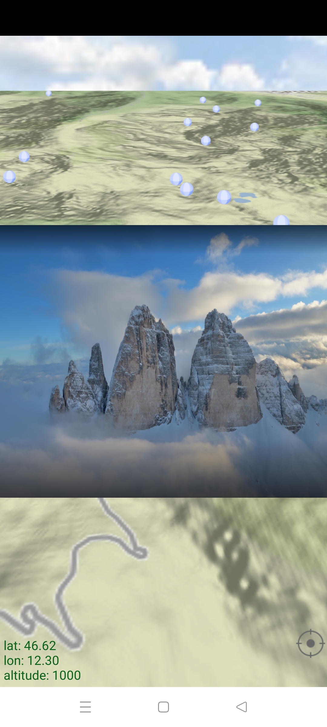 اسکرین شات 5 برنامه Peak Finder AR