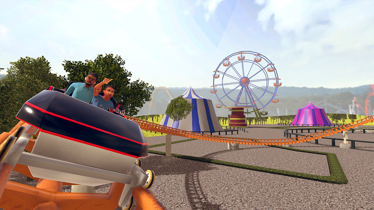 اسکرین شات 4 بازی Roller Coaster Simulator Game