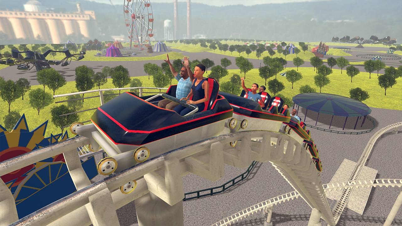 اسکرین شات 1 بازی Roller Coaster Simulator Game