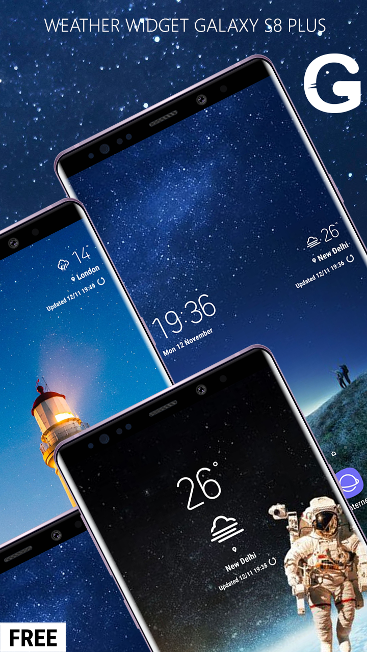 اسکرین شات 3 برنامه CLAW Weather App Clock Widget