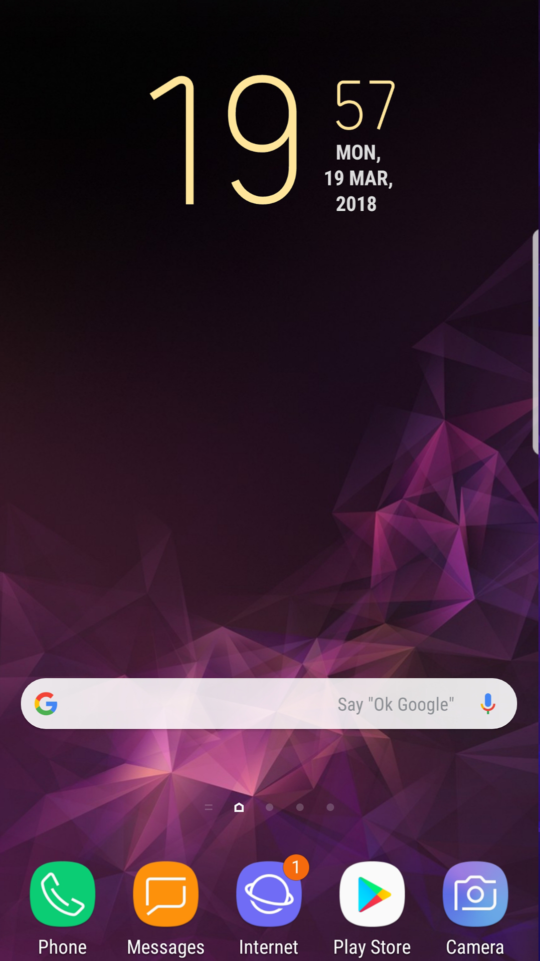 اسکرین شات 1 برنامه Clock Widget Galaxy s23 Ultra