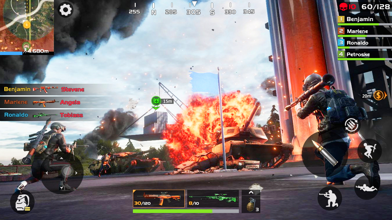 اسکرین شات 3 بازی Gun Game 3d FPS Shooting Games