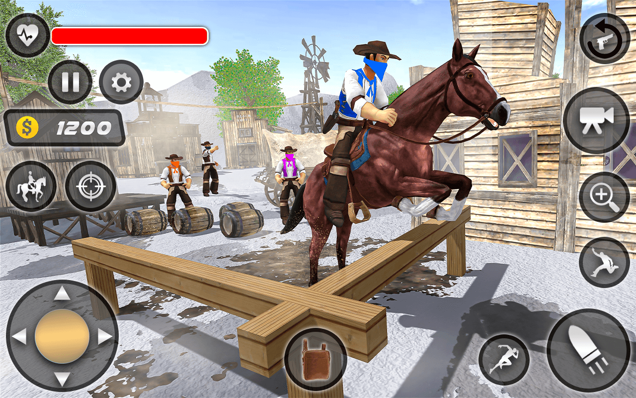 اسکرین شات 1 بازی Snow West Mafia Cowboy Shoot