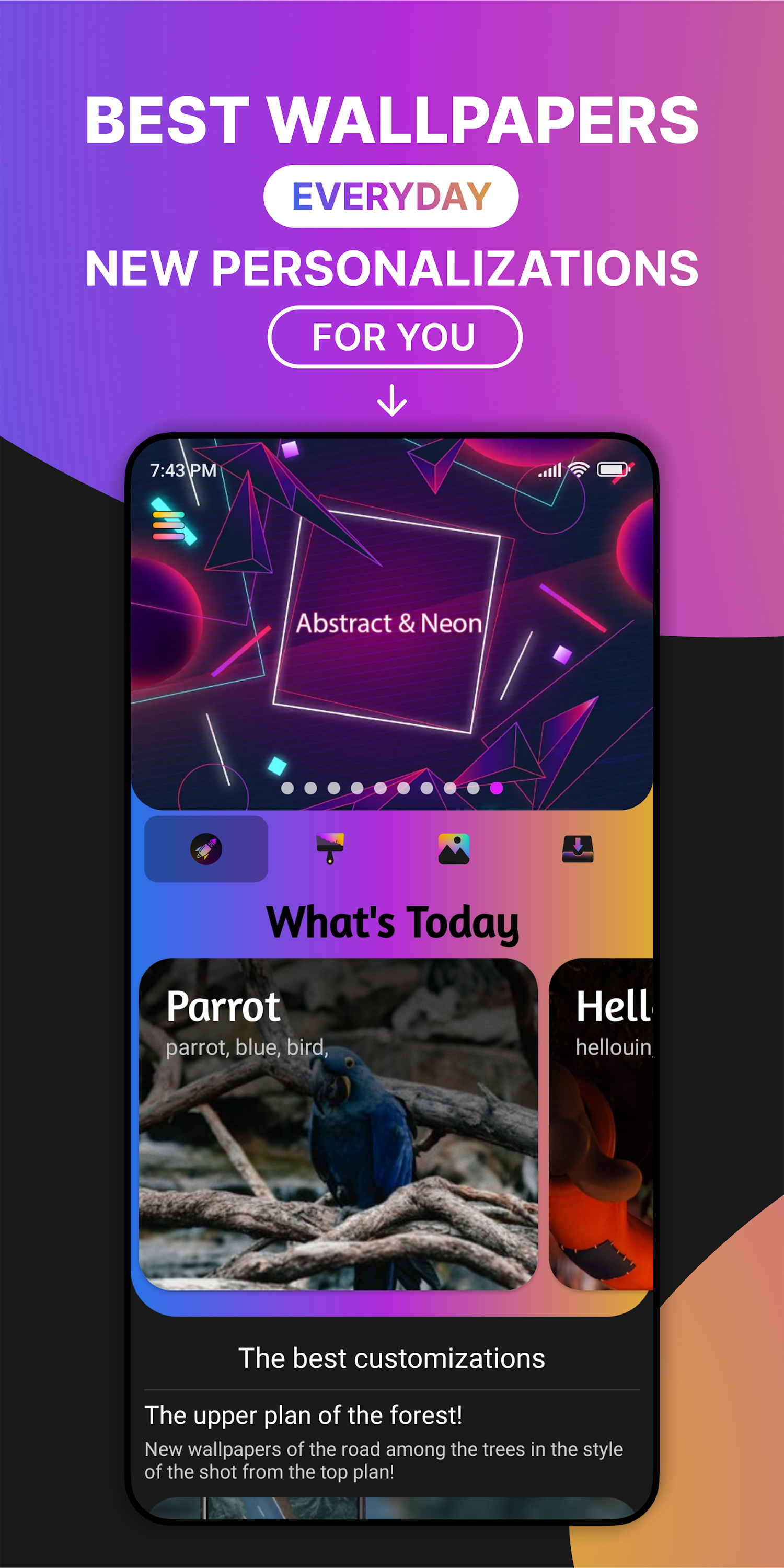 اسکرین شات 1 برنامه Themes