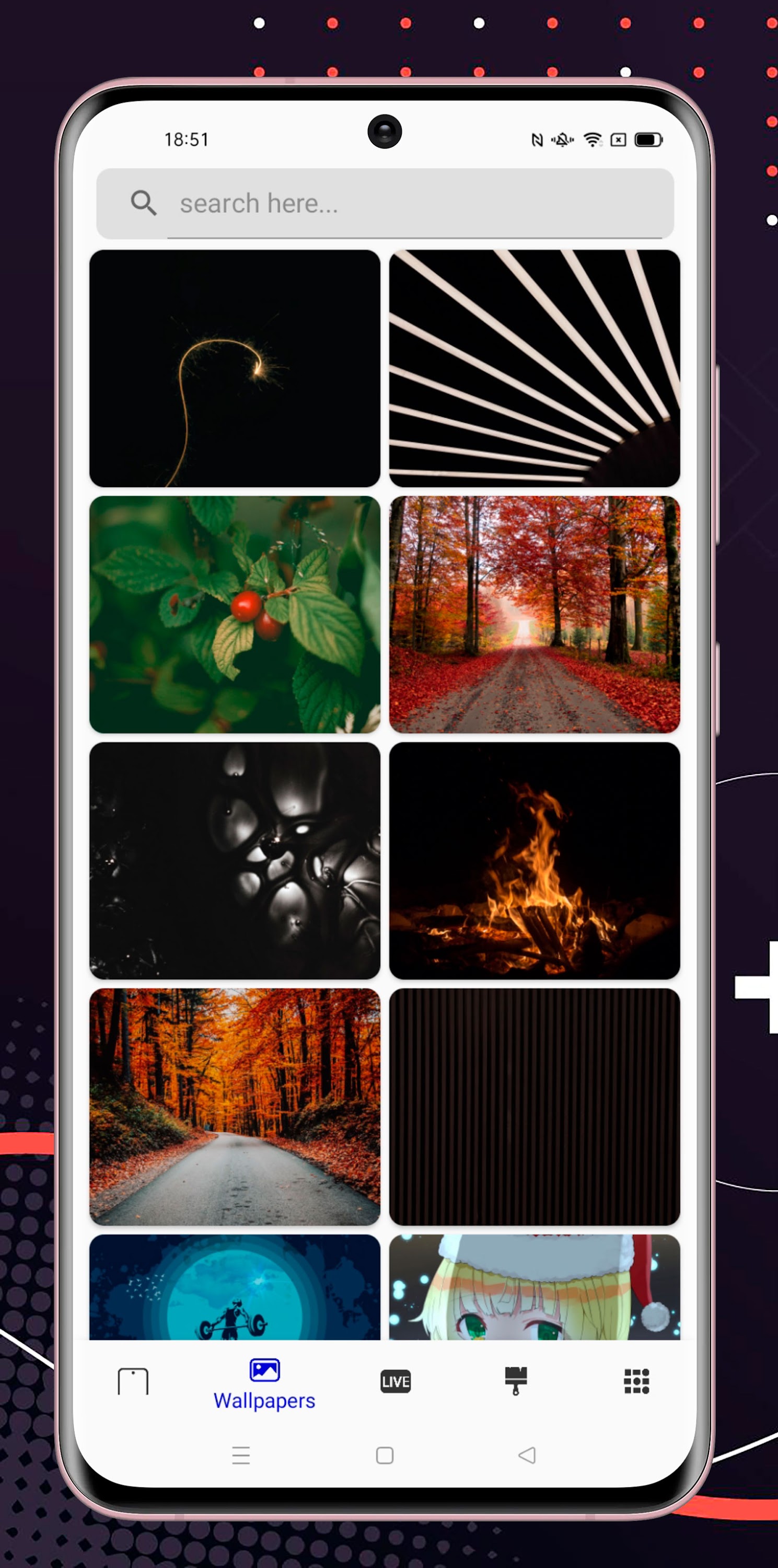 اسکرین شات برنامه Galaxy S22 Wallpaper & Themes 2