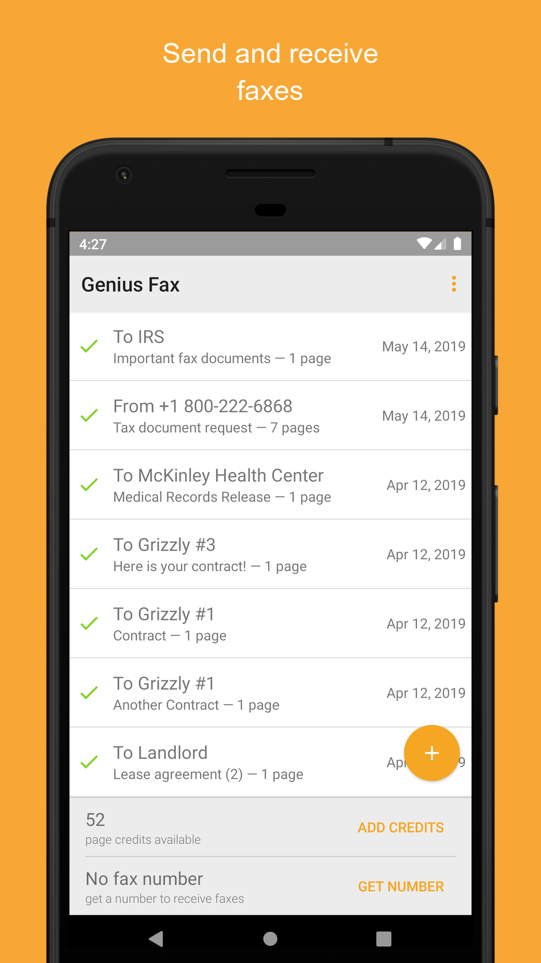 اسکرین شات 3 برنامه Genius Fax