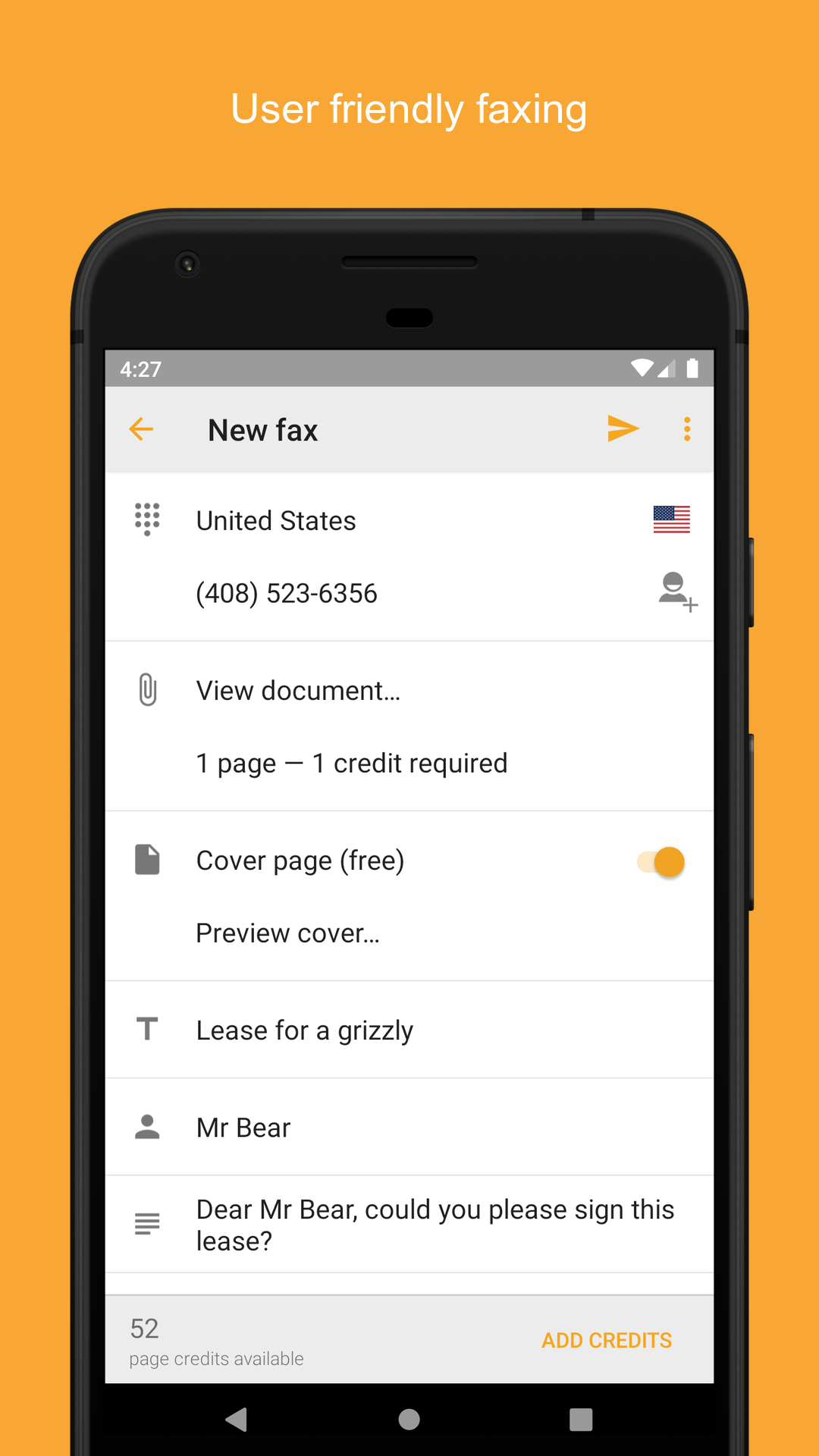 اسکرین شات 1 برنامه Genius Fax