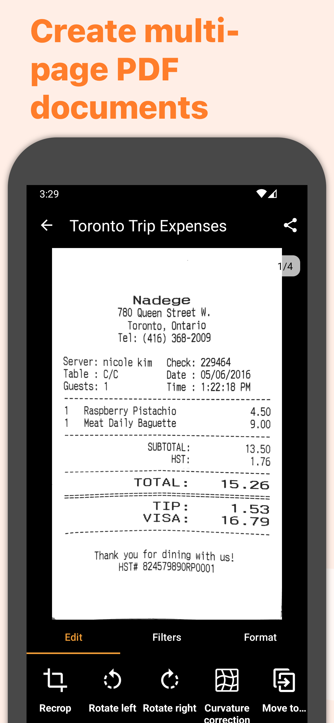 اسکرین شات 3 برنامه Genius Scan - PDF Scanner
